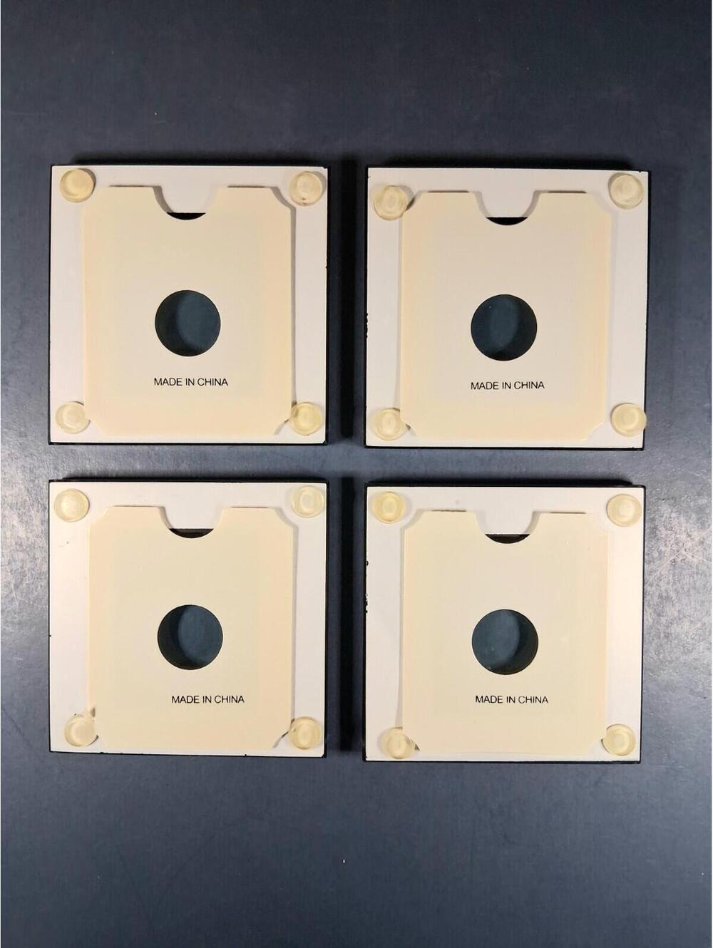 Malden Glass 3.5" Picture Photo Frame Coaster Set With Rack - Picture 5 of 6